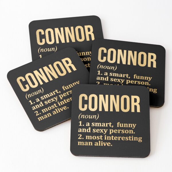 Item preview, Connor Name Definition in Gold designed and sold by XCIV.