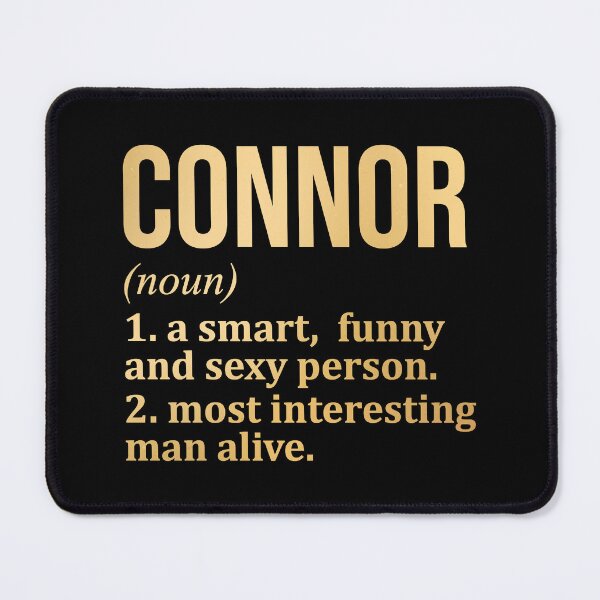 Item preview, Connor Name Definition in Gold designed and sold by XCIV.
