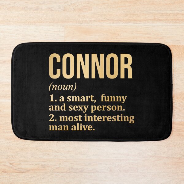 Item preview, Connor Name Definition in Gold designed and sold by XCIV.