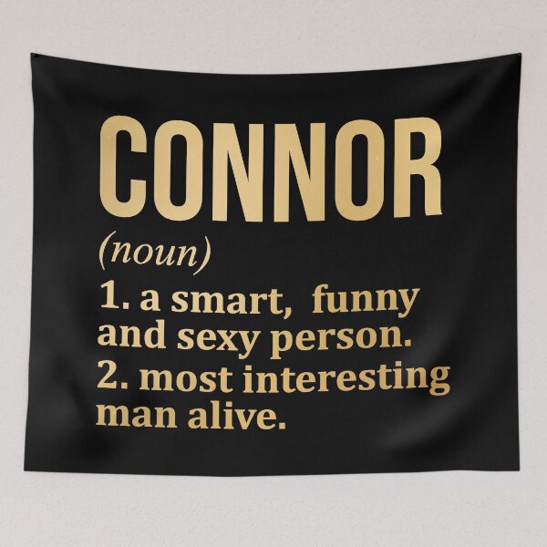 Item preview, Connor Name Definition in Gold designed and sold by XCIV.