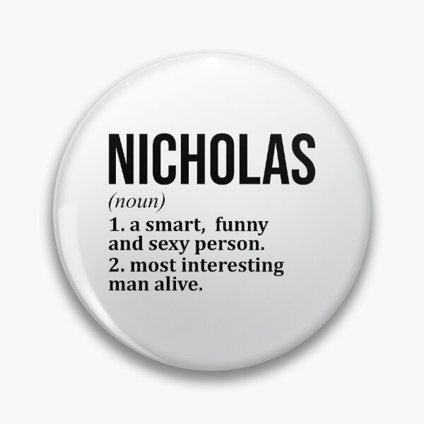 Item preview, Nicholas Name Definition designed and sold by XCIV.