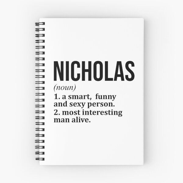 Item preview, Nicholas Name Definition designed and sold by XCIV.
