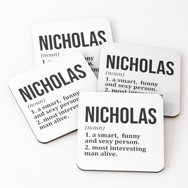 Item preview, Nicholas Name Definition designed and sold by XCIV.