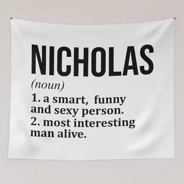 Item preview, Nicholas Name Definition designed and sold by XCIV.