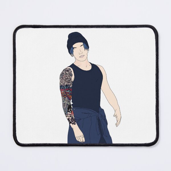 Item preview, JK Jungkook Tattoo Photoshoot Vogue designed and sold by your-jk-shop.