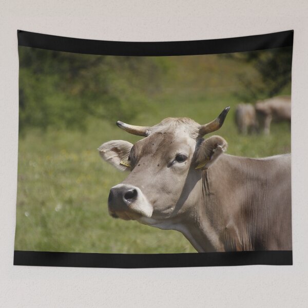 Item preview, Cow with horns designed and sold by animal-animal.