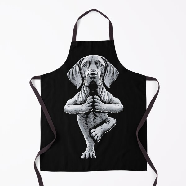 Item preview, Weimaraner Yoga Dog Puppy Funny Dogs Asana Tree Pose designed and sold by GrandeDuc.