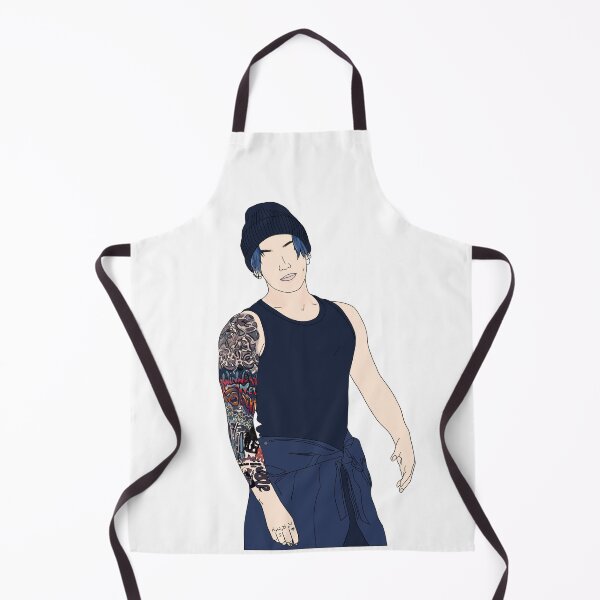 Item preview, JK Jungkook Tattoo Photoshoot Vogue designed and sold by your-jk-shop.