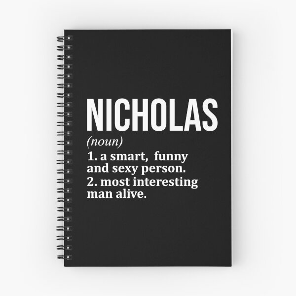 Item preview, Nicholas Name Definition designed and sold by XCIV.