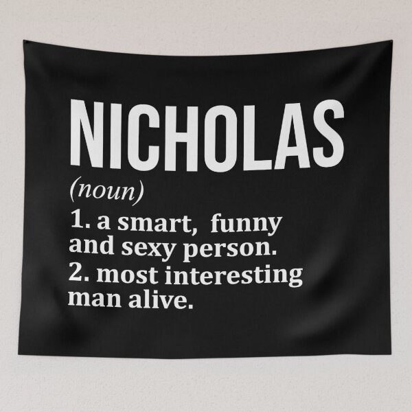 Item preview, Nicholas Name Definition designed and sold by XCIV.