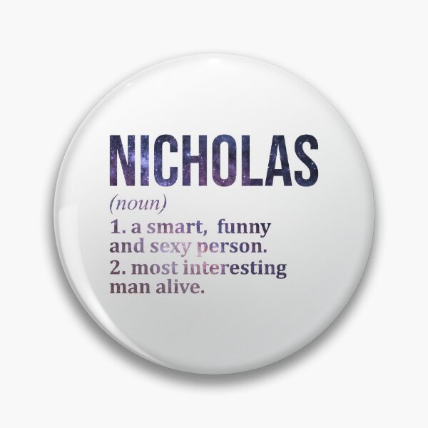 Item preview, Nicholas Name Definition designed and sold by XCIV.
