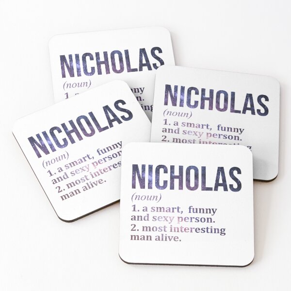 Item preview, Nicholas Name Definition designed and sold by XCIV.