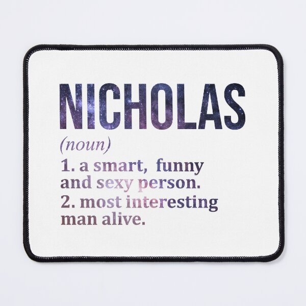 Item preview, Nicholas Name Definition designed and sold by XCIV.
