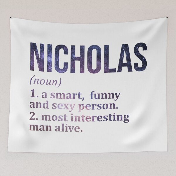 Item preview, Nicholas Name Definition designed and sold by XCIV.