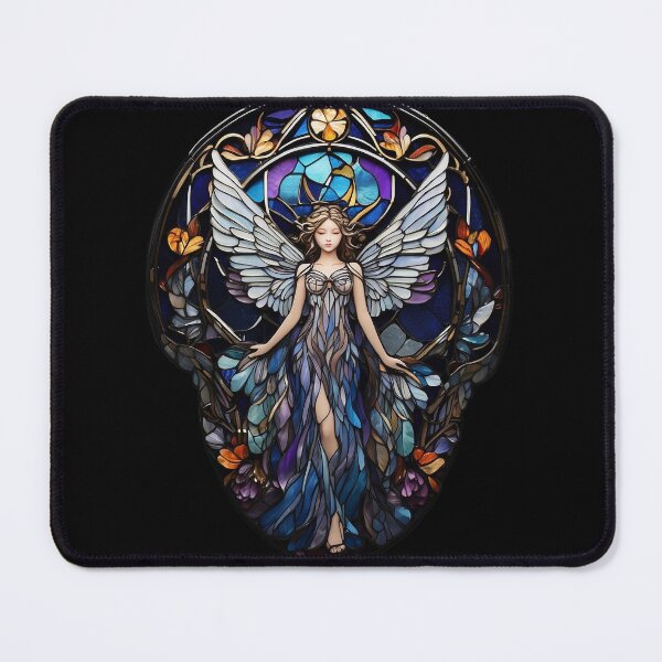 Aperçu de l'œuvre Motif d'ange en vitrail créée et vendue par Desfix.