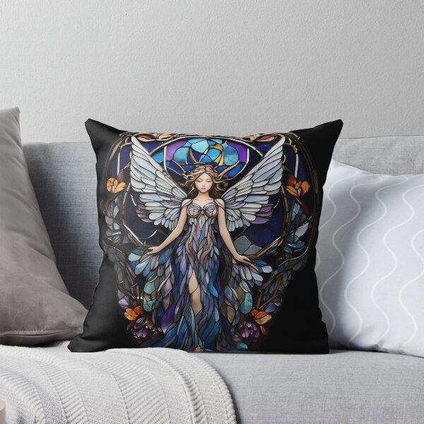 Aperçu de l'œuvre Motif d'ange en vitrail créée et vendue par Desfix.