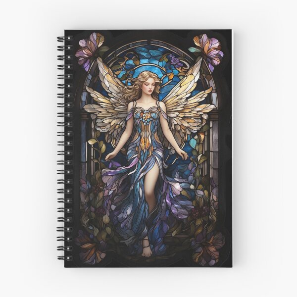 Aperçu de l'œuvre Motif d'ange en vitrail créée et vendue par Desfix.