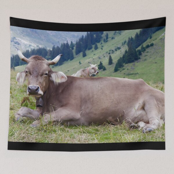 Item preview, Cow with horns designed and sold by animal-animal.