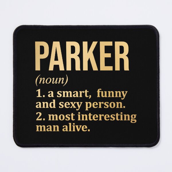 Item preview, Parker Name Definition in Gold designed and sold by XCIV.