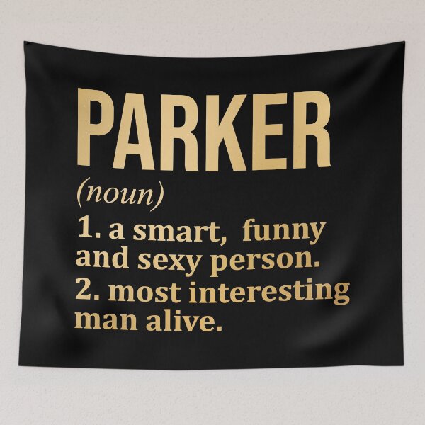 Item preview, Parker Name Definition in Gold designed and sold by XCIV.
