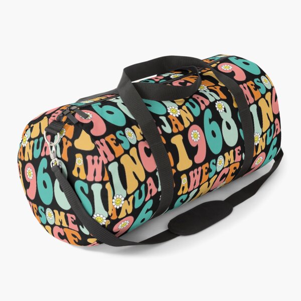 Item preview, Awesome Since January 1968 | Made In 1968 | Retro Groovy Birthday designed and sold by Christina-grich.