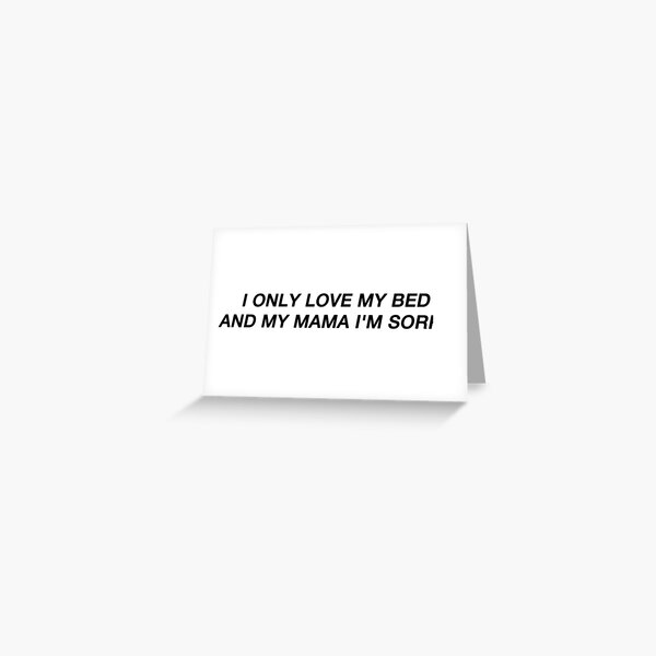 Drake Nice For What If You Re Reading This Font Greeting Card By Mattysus Redbubble - drake god's plan roblox