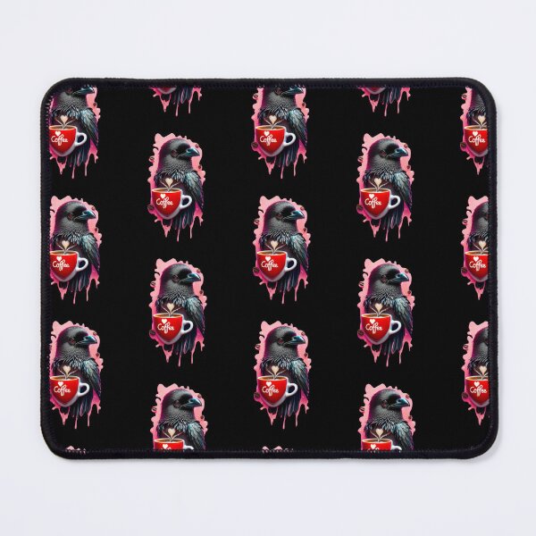 Item preview, Raven loves coffee designed and sold by ArtFeverShop.