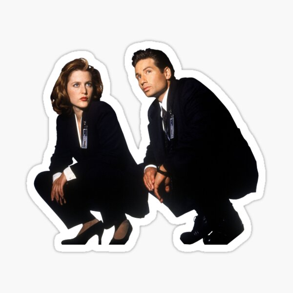 Mulder et Scully Sticker