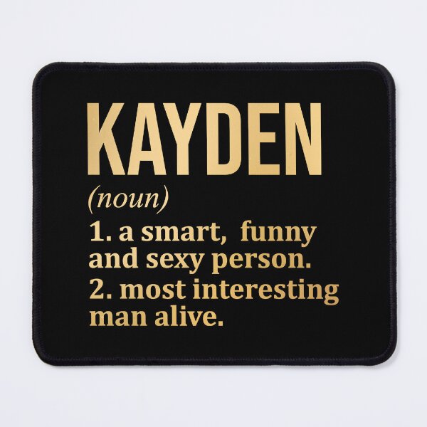 Item preview, Kayden Name Definition in Gold designed and sold by XCIV.