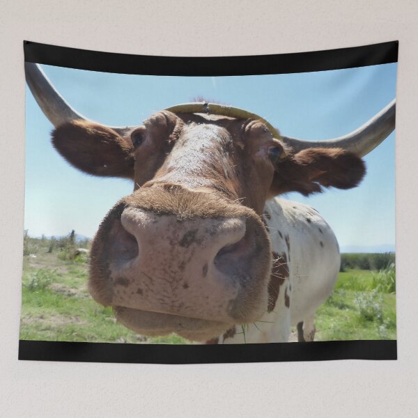 Item preview, Cow with horns designed and sold by animal-animal.