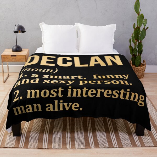 Item preview, Declan Name Definition in Gold designed and sold by XCIV.
