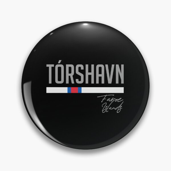 Item preview, Tórshavn | Faroe Islands | Flag of The Faroe Islands | Handwriting | City Name| Souvenir | Travel Gift designed and sold by scandi-peaks.