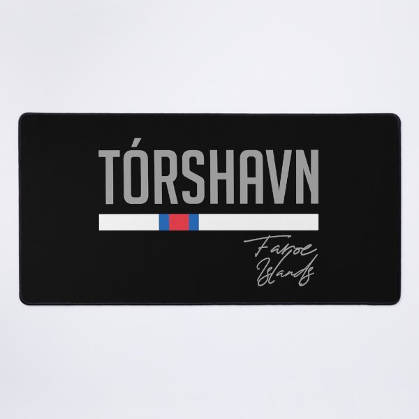 Item preview, Tórshavn | Faroe Islands | Flag of The Faroe Islands | Handwriting | City Name| Souvenir | Travel Gift designed and sold by scandi-peaks.