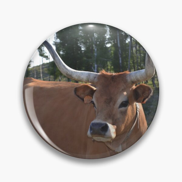 Item preview, Cow with horns designed and sold by animal-animal.