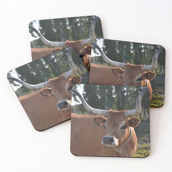 Item preview, Cow with horns designed and sold by animal-animal.