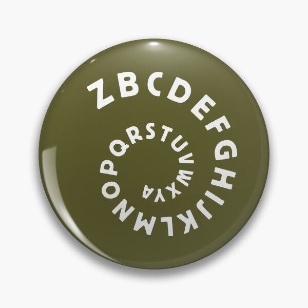 Item preview, Eccentric - Reverse Alphabet Spiral [Bright] designed and sold by Talkinlines.