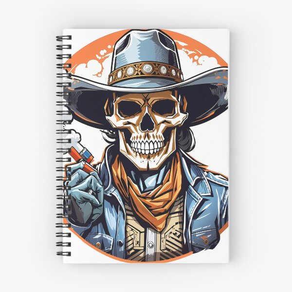 Item preview, Skull head with cowboy hat designed and sold by wplamkung.