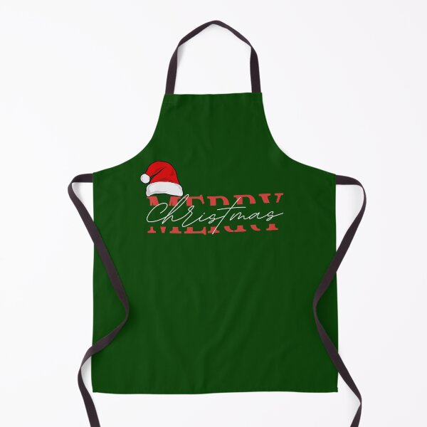 Item preview, Merry Christmas Typography With Santa Hat designed and sold by The magic Yellow bus.