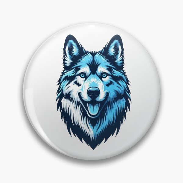 Item preview, blue wolfdog designed and sold by Animalia-.