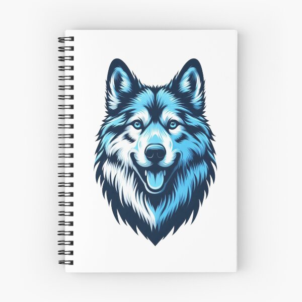 Item preview, blue wolfdog designed and sold by Animalia-.