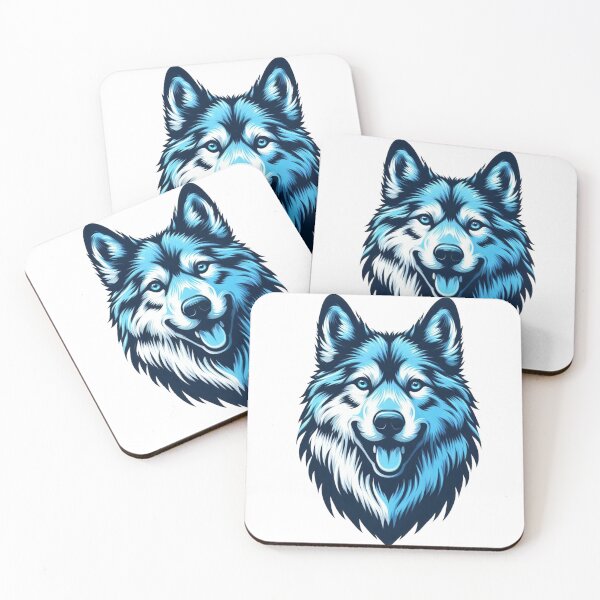 Item preview, blue wolfdog designed and sold by Animalia-.