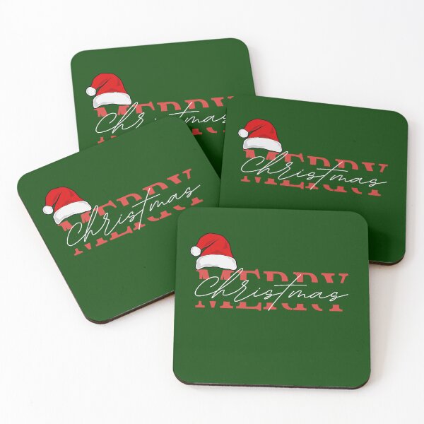 Item preview, Merry Christmas Typography With Santa Hat designed and sold by The magic  Yellow bus.