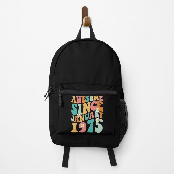 Item preview, Awesome Since January 1975 | Made In 1975 | Retro Groovy Birthday designed and sold by Christina-grich.