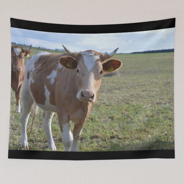 Item preview, Cow with horns designed and sold by animal-animal.