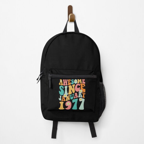 Item preview, Awesome Since January 1977 | Made In 1977 | Retro Groovy Birthday designed and sold by Christina-grich.