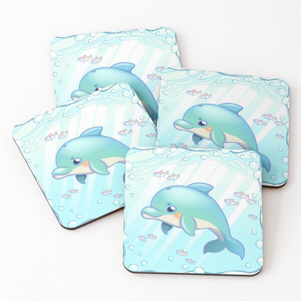 Item preview, cute dolphin cartoon character design designed and sold by Tony J.