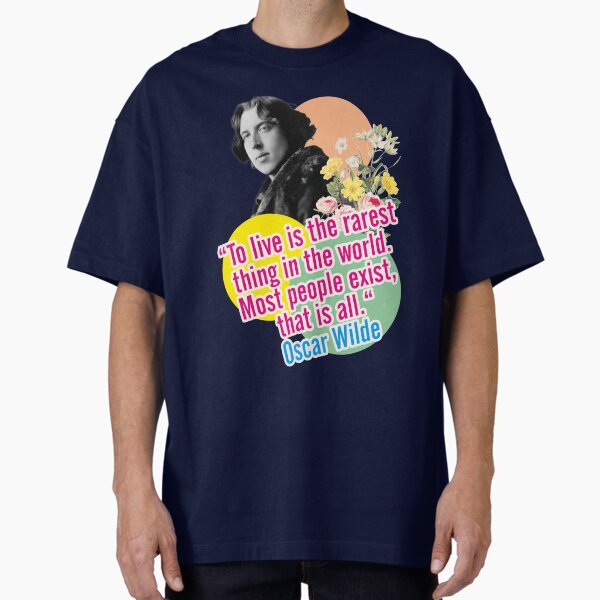 Item preview, Oscar Wilde quote, portrait, life designed and sold by Mauswohn.
