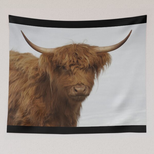 Item preview, Cow with horns designed and sold by animal-animal.