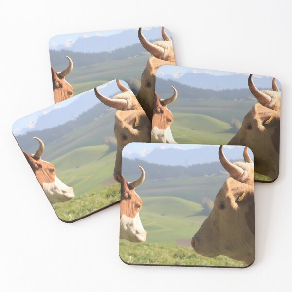 Item preview, Cow with horns designed and sold by animal-animal.