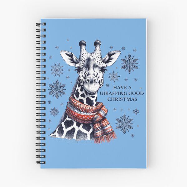 Item preview, Have a Giraffing Good Christmas, Cute Giraffe designed and sold by Hibiskusmond.